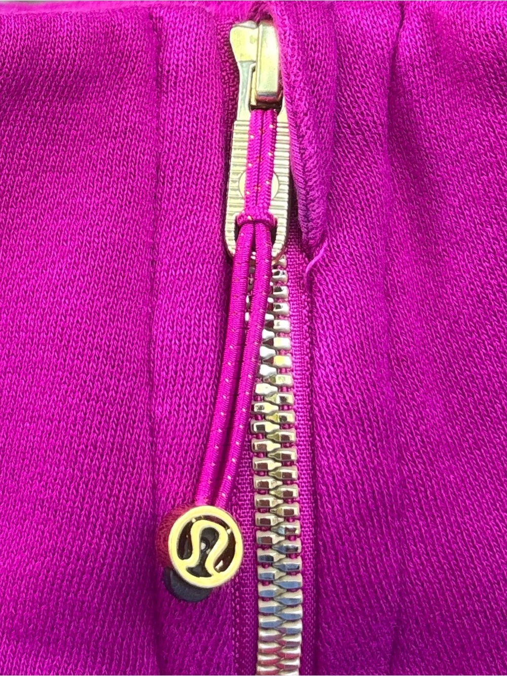 Lululemon Scuba Oversized Funnel Neck Half Zip In Ripened Raspberry/Gold XS/S - Picture 3 of 7
